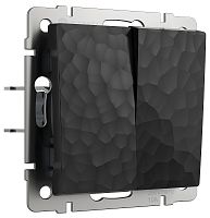 Переключатель без рамки Werkel Hammer 2-кл. проходной черный картинка